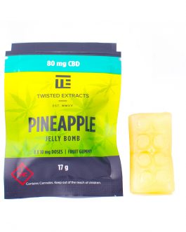 Twisted Extracts CBD Pineapple Jelly Bomb