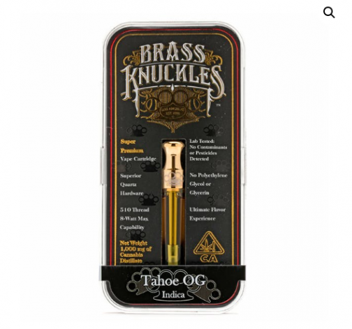 Brass Knuckles Cart -Tahoe OG